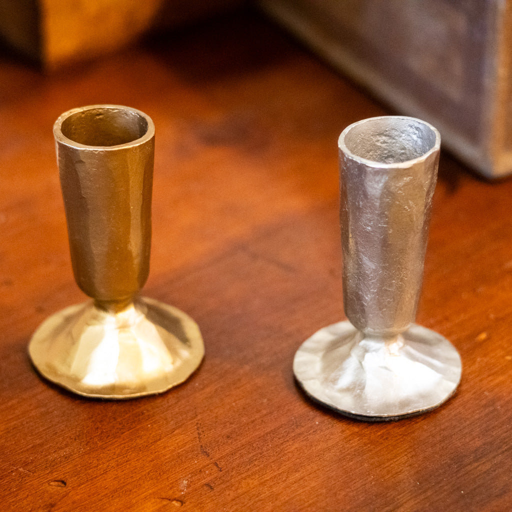 Metal Taper Holder Silver