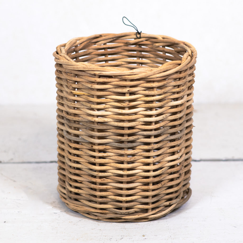Hand-Woven Wicker Basket Short