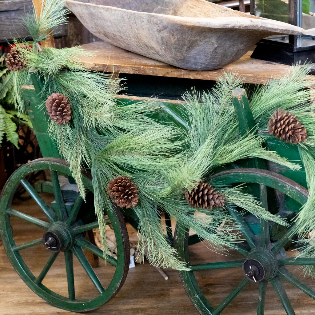 6 ft. Long Needle Pine and Pinecone Garland