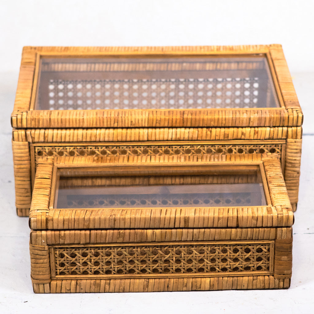Display Box with Glass Lid Small
