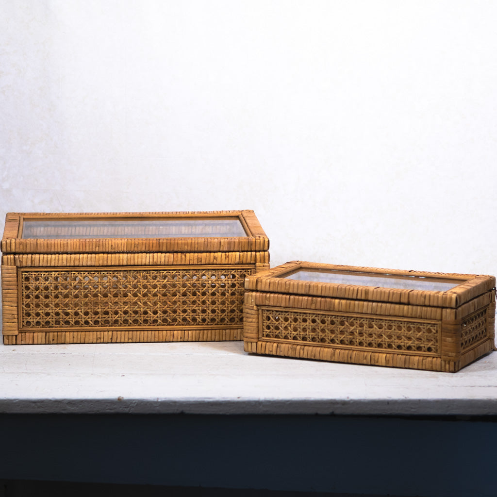 Display Box with Glass Lid Small