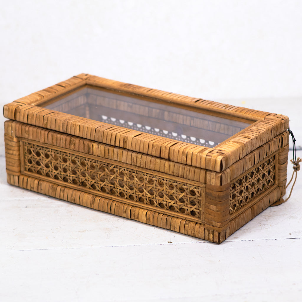 Display Box with Glass Lid Small