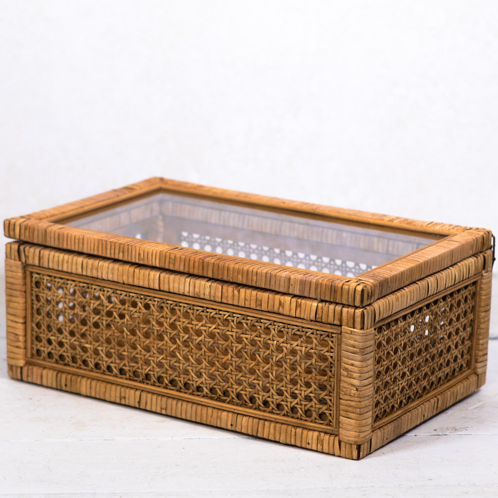 Display Box with Glass Lid Large