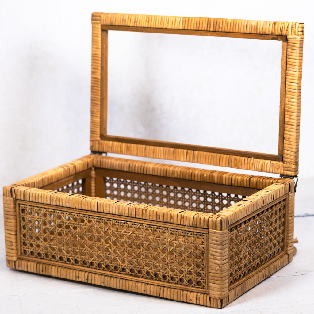 Display Box with Glass Lid Large