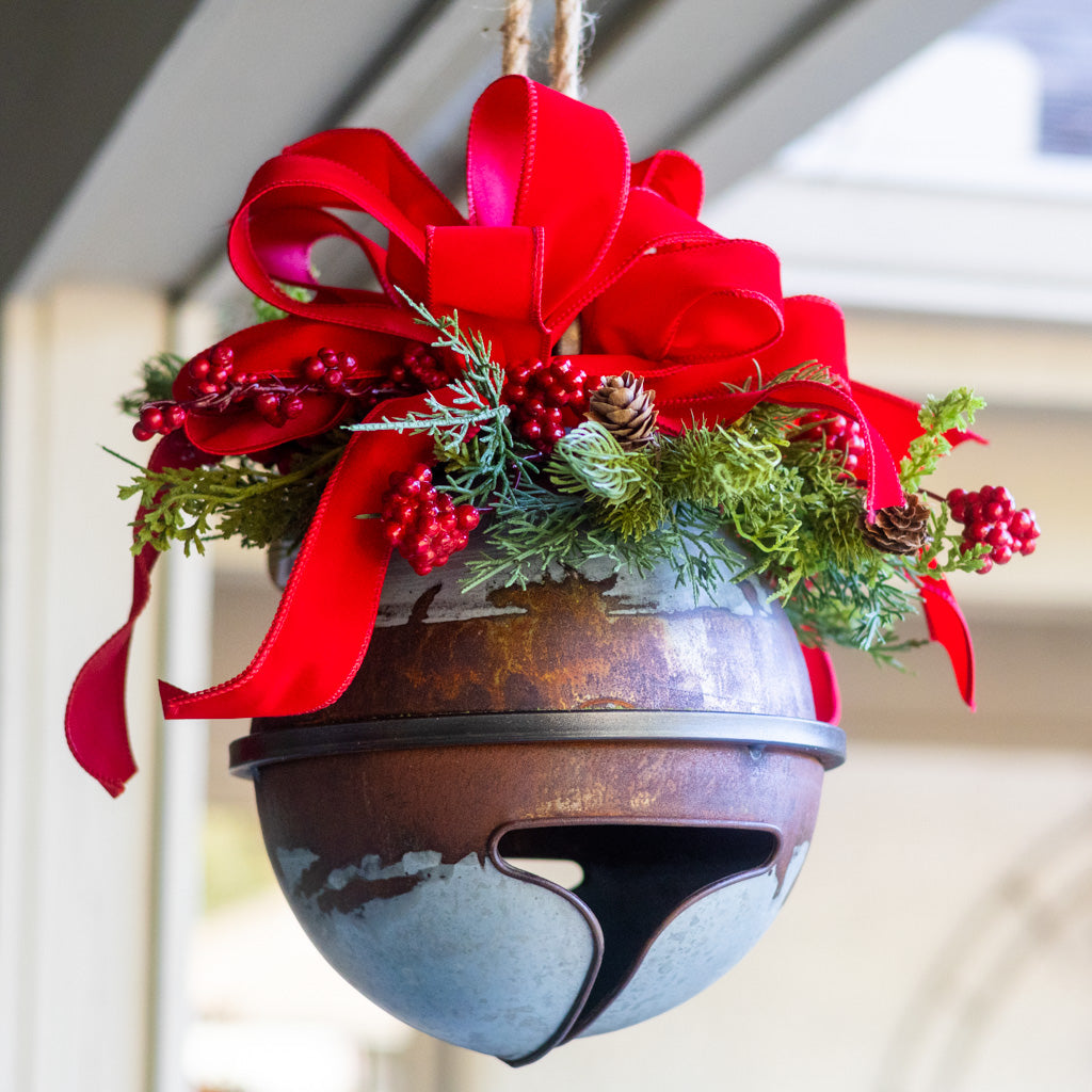 Hanging Decorated Holiday Jingle Bell