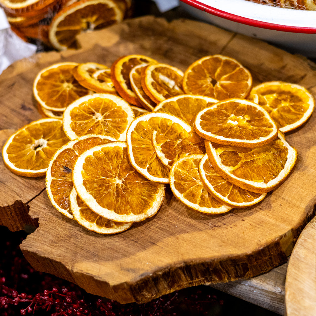 Sliced Oranges in Mesh Bag