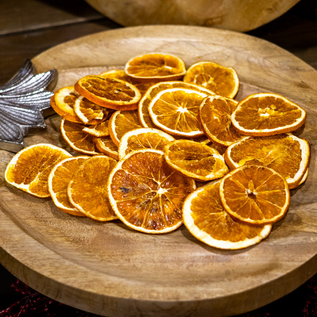Sliced Oranges in Mesh Bag