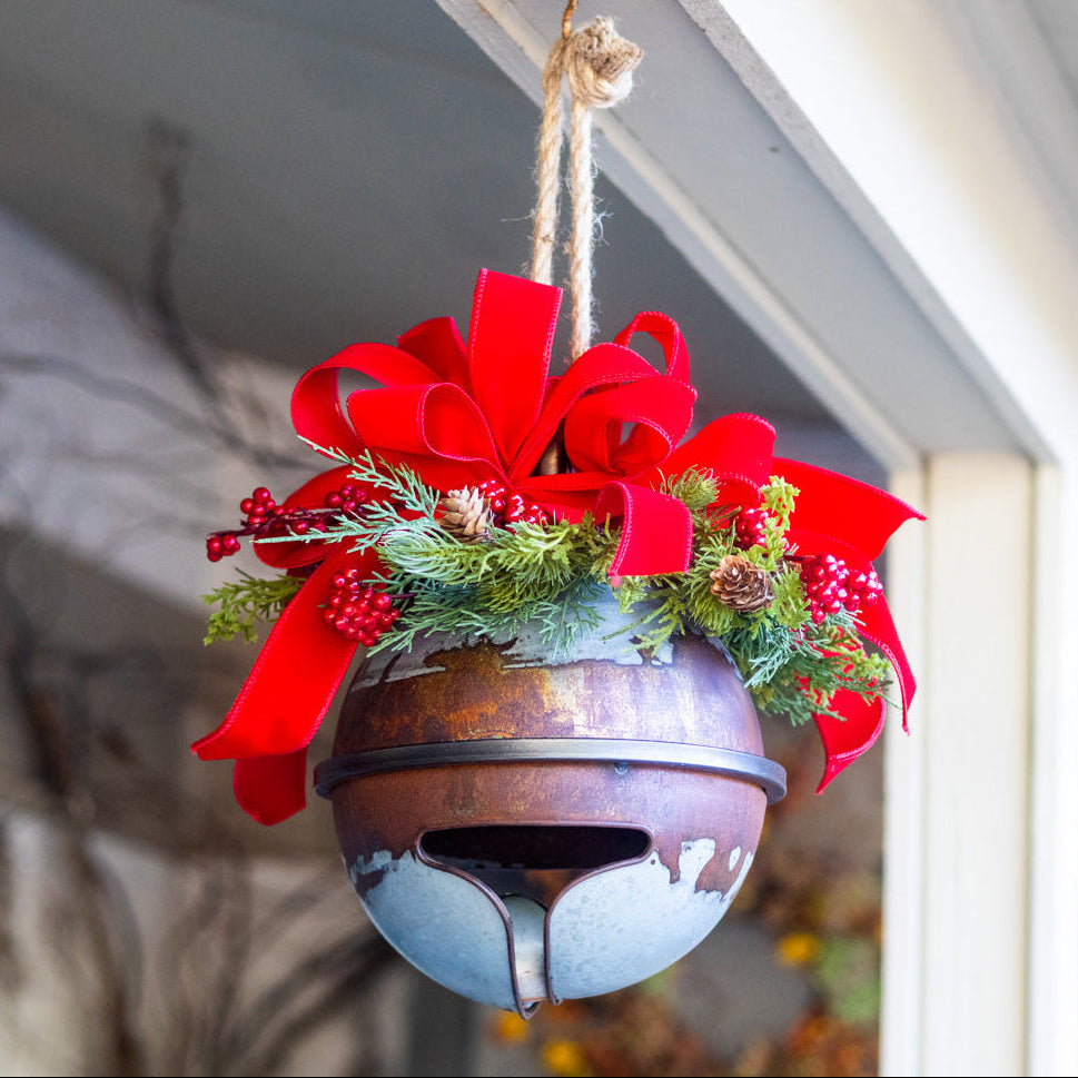 Hanging Decorated Holiday Jingle Bell