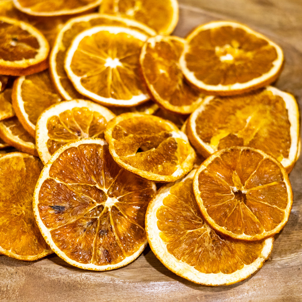 Sliced Oranges in Mesh Bag
