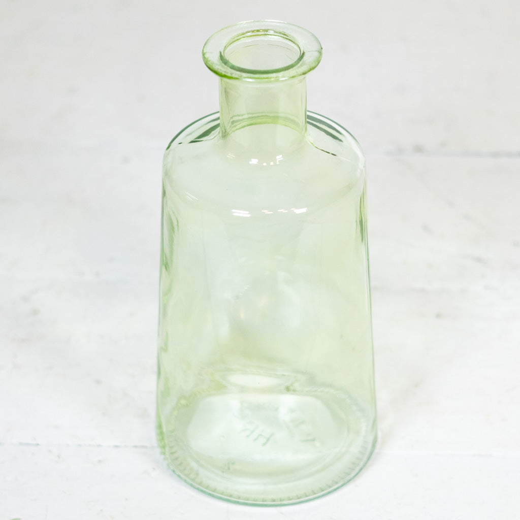 Glass Light Green Bottle Tall