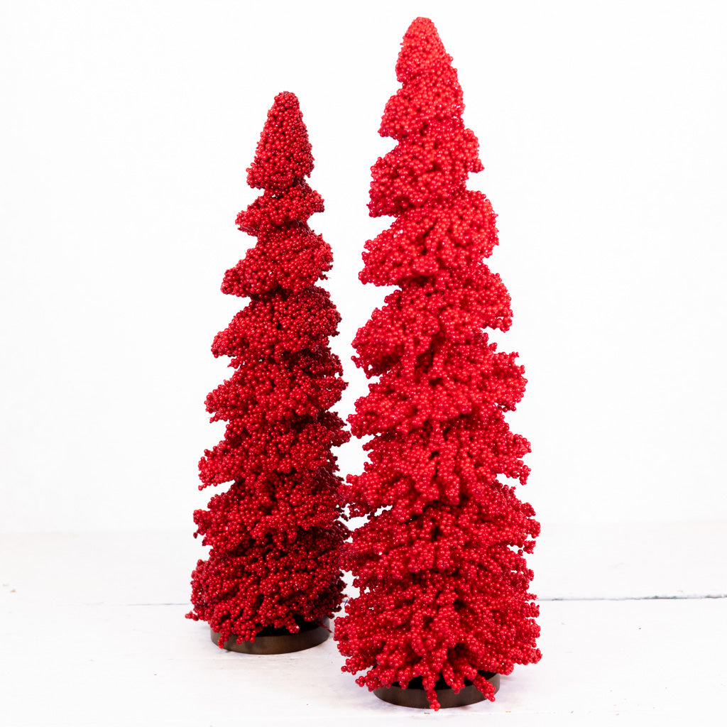 Mini Berry Red Layered Tree Tall