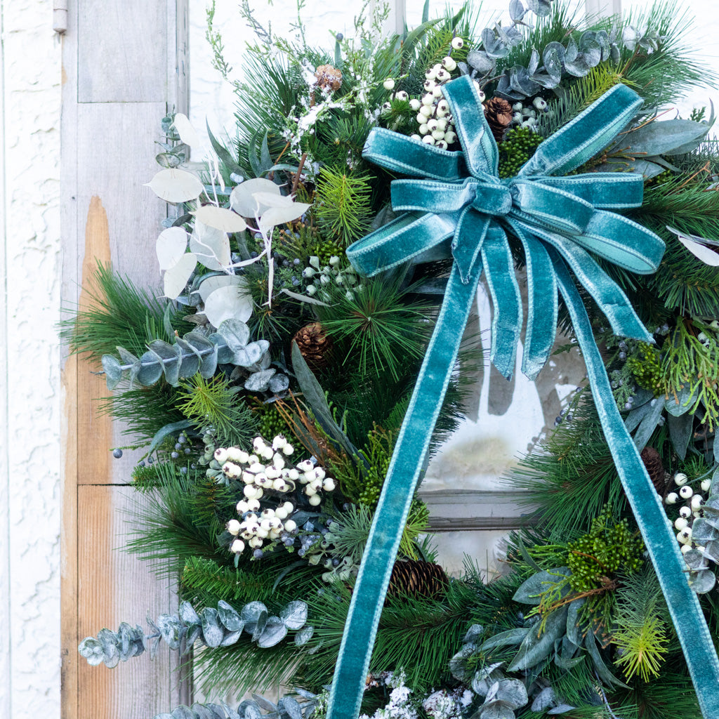 Winter Blues Collection Wreath