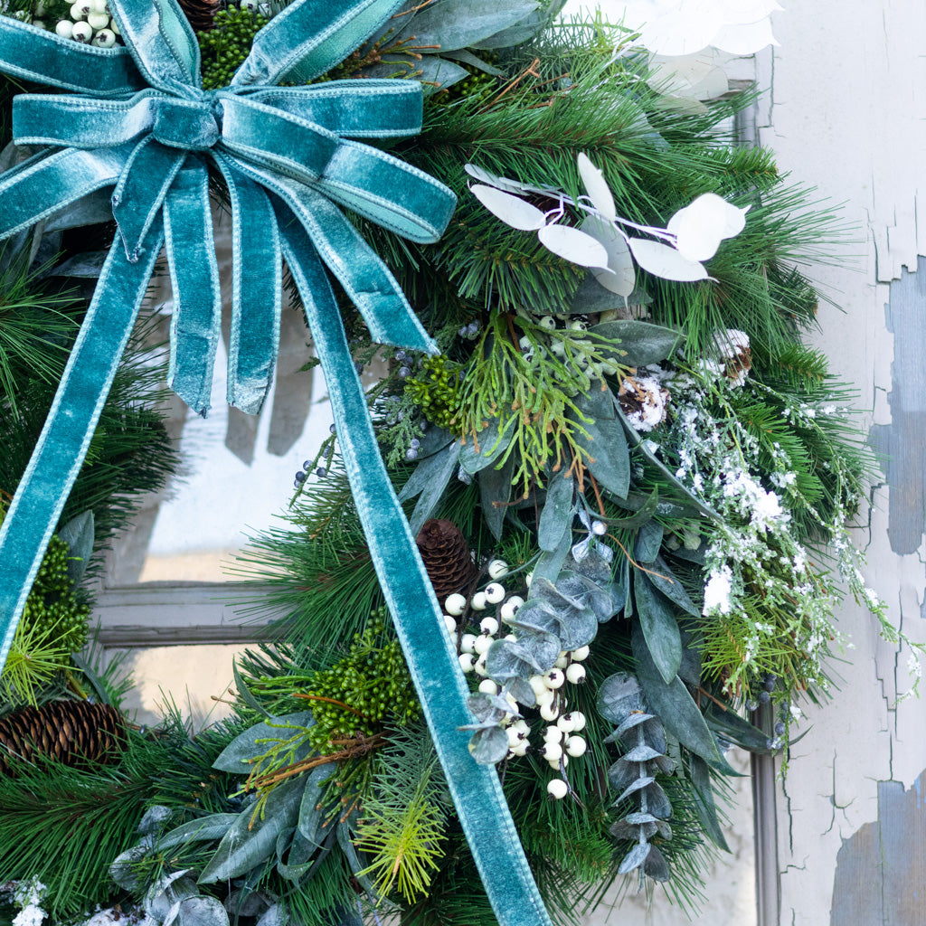 Winter Blues Collection Wreath
