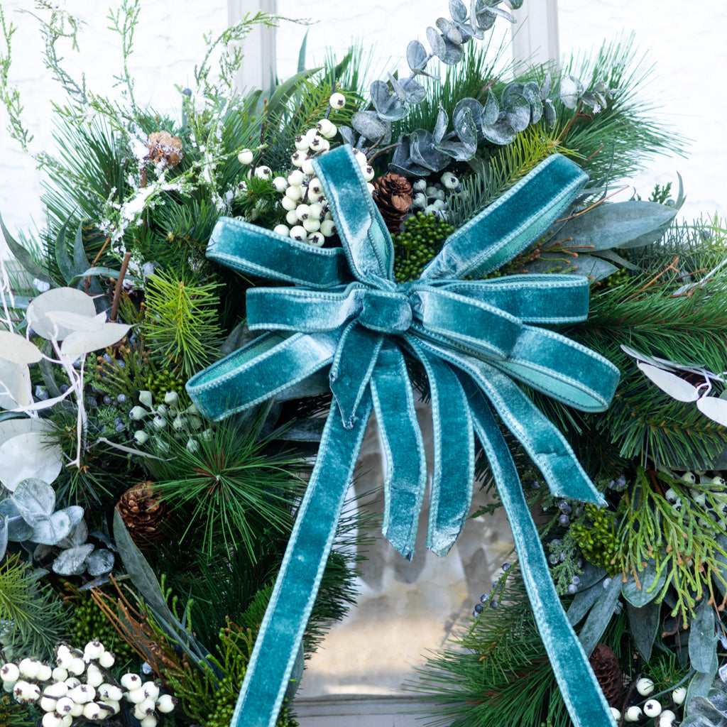 Winter Blues Collection Wreath