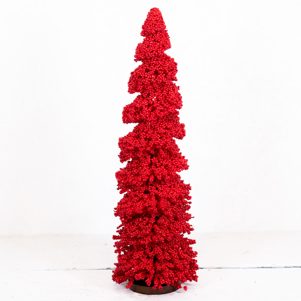 Mini Berry Red Layered Tree Tall