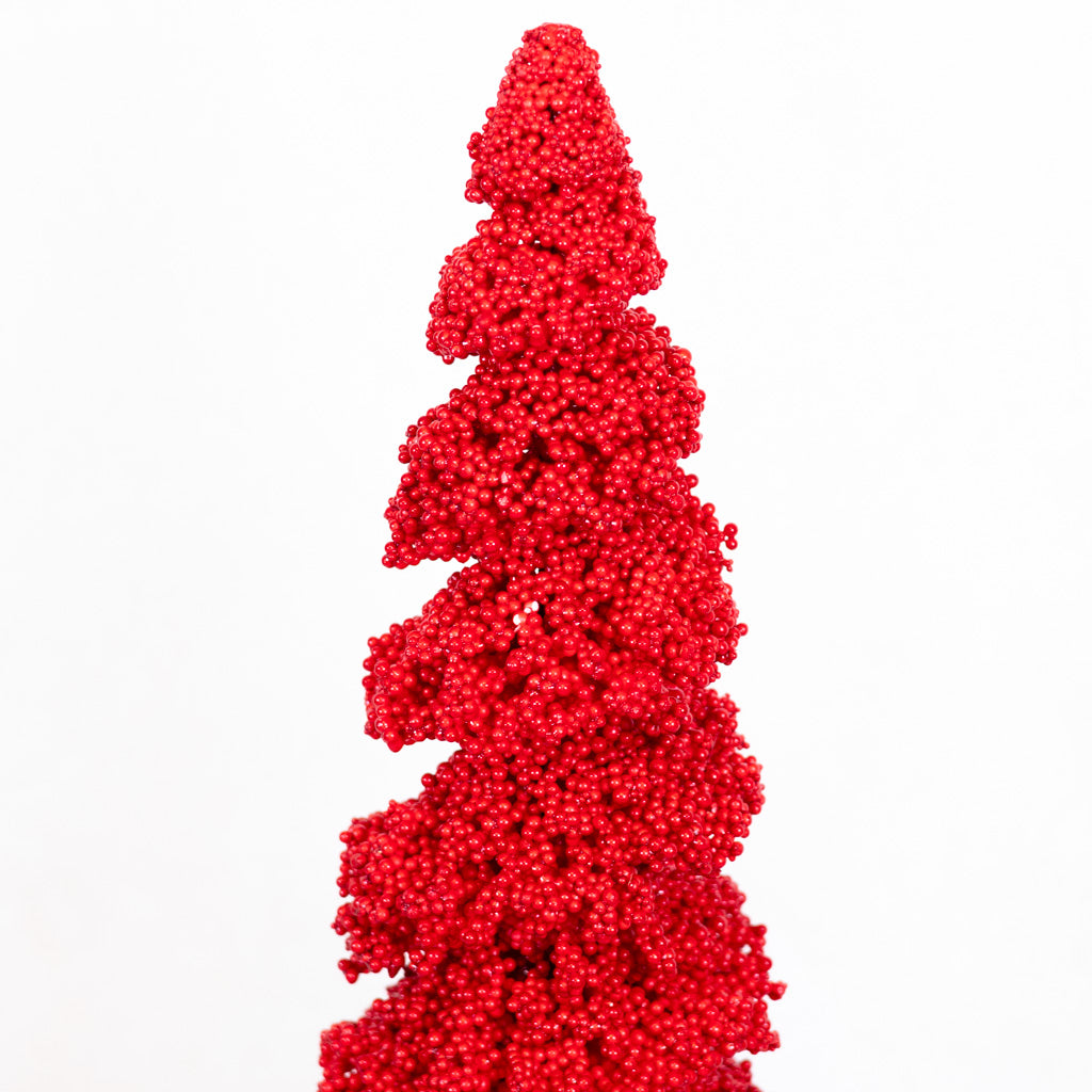 Mini Berry Red Layered Tree Tall