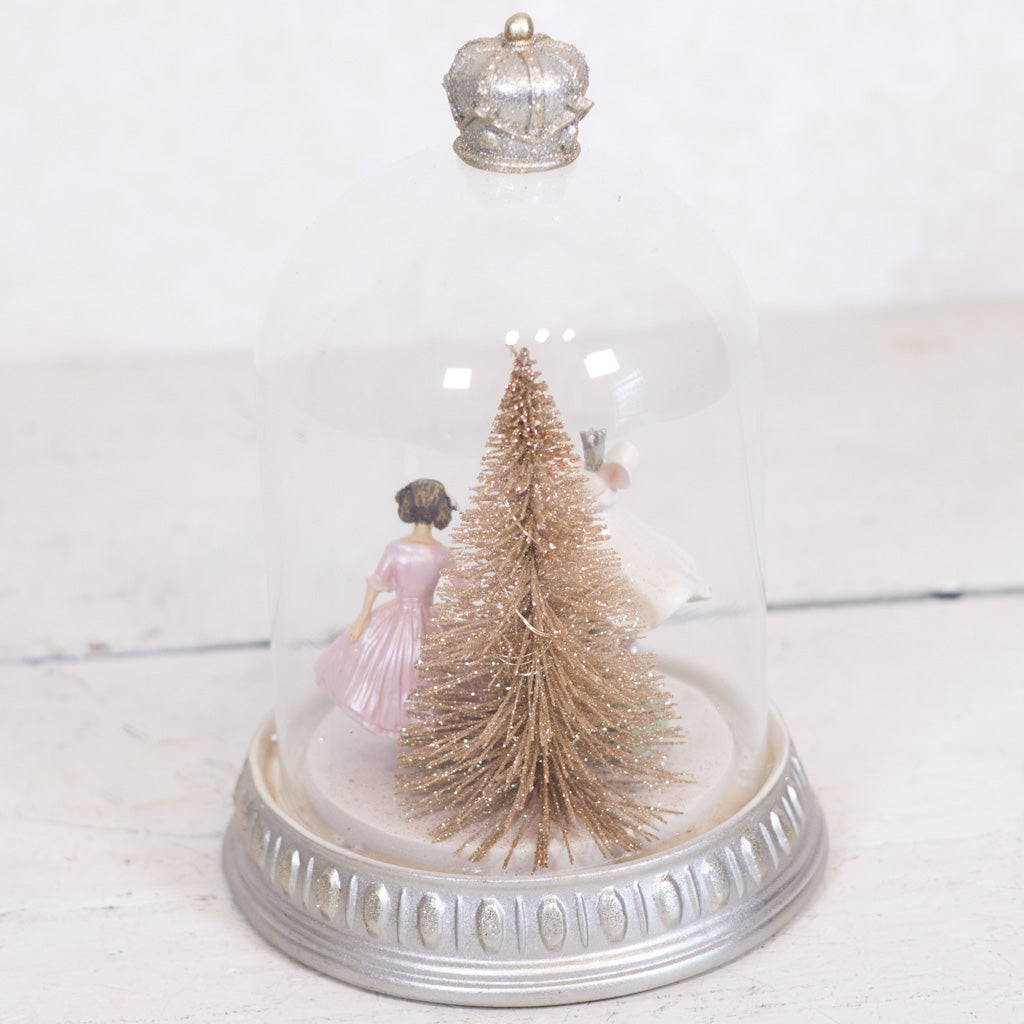 LED Battery Operated Sweet Dreams Nutcracker Globe