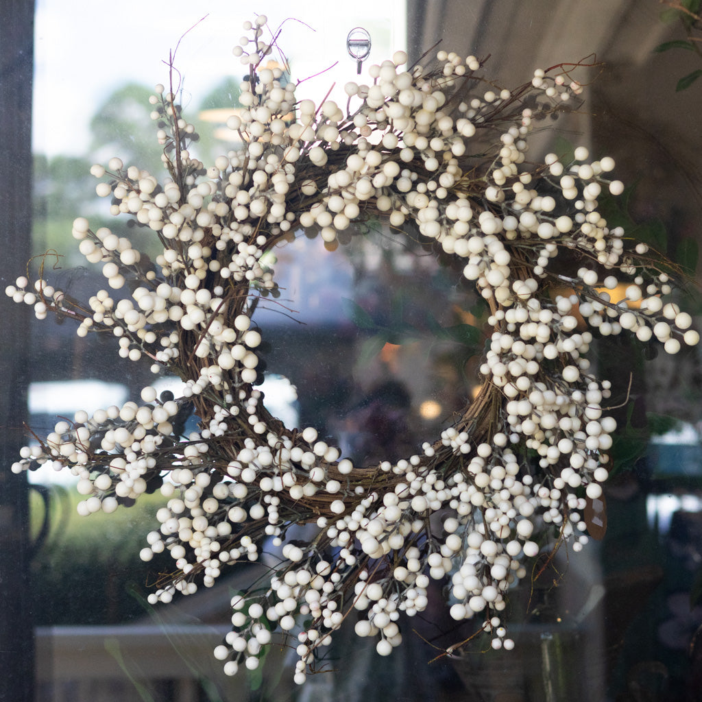 Cream Berry Wreath