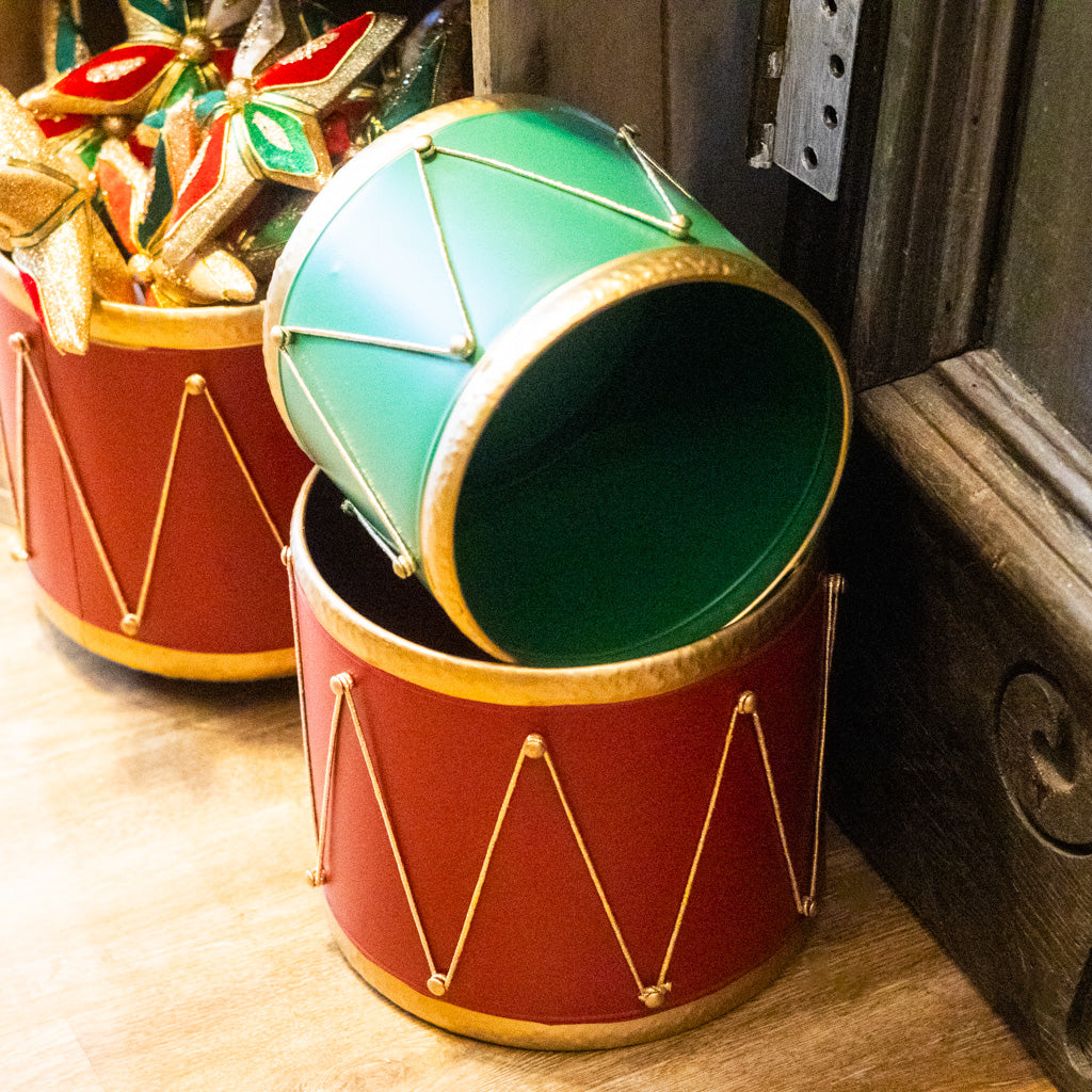 Metal Green Drum Container