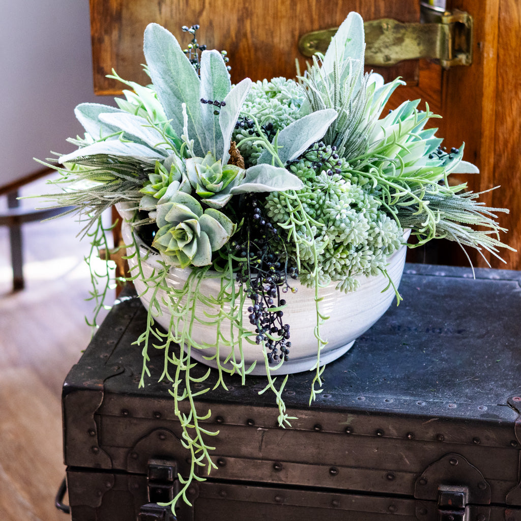 Deluxe Succulent Round Drop In