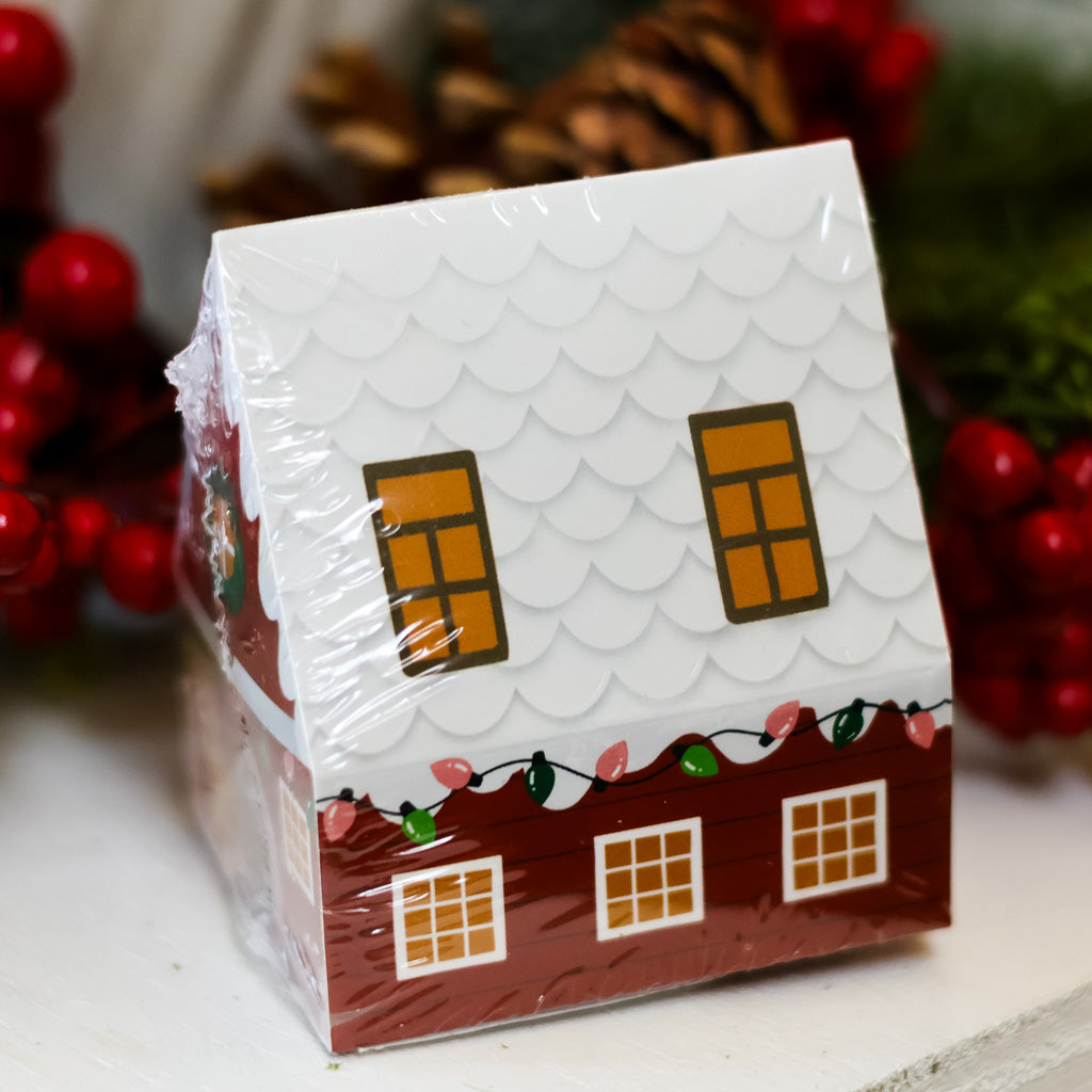 Safety Matches in House Shaped Matchbox Red House