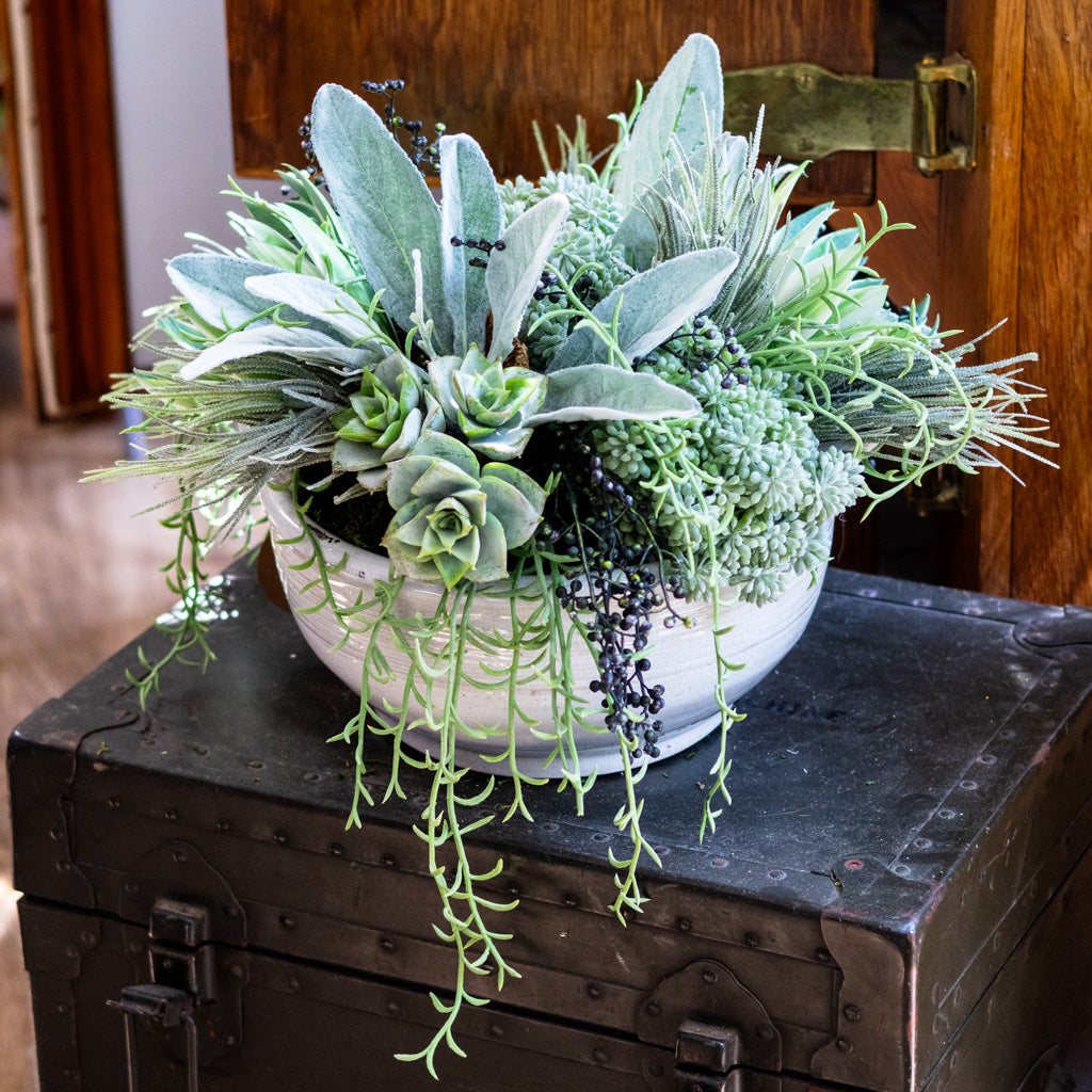 Deluxe Succulent Round Drop In