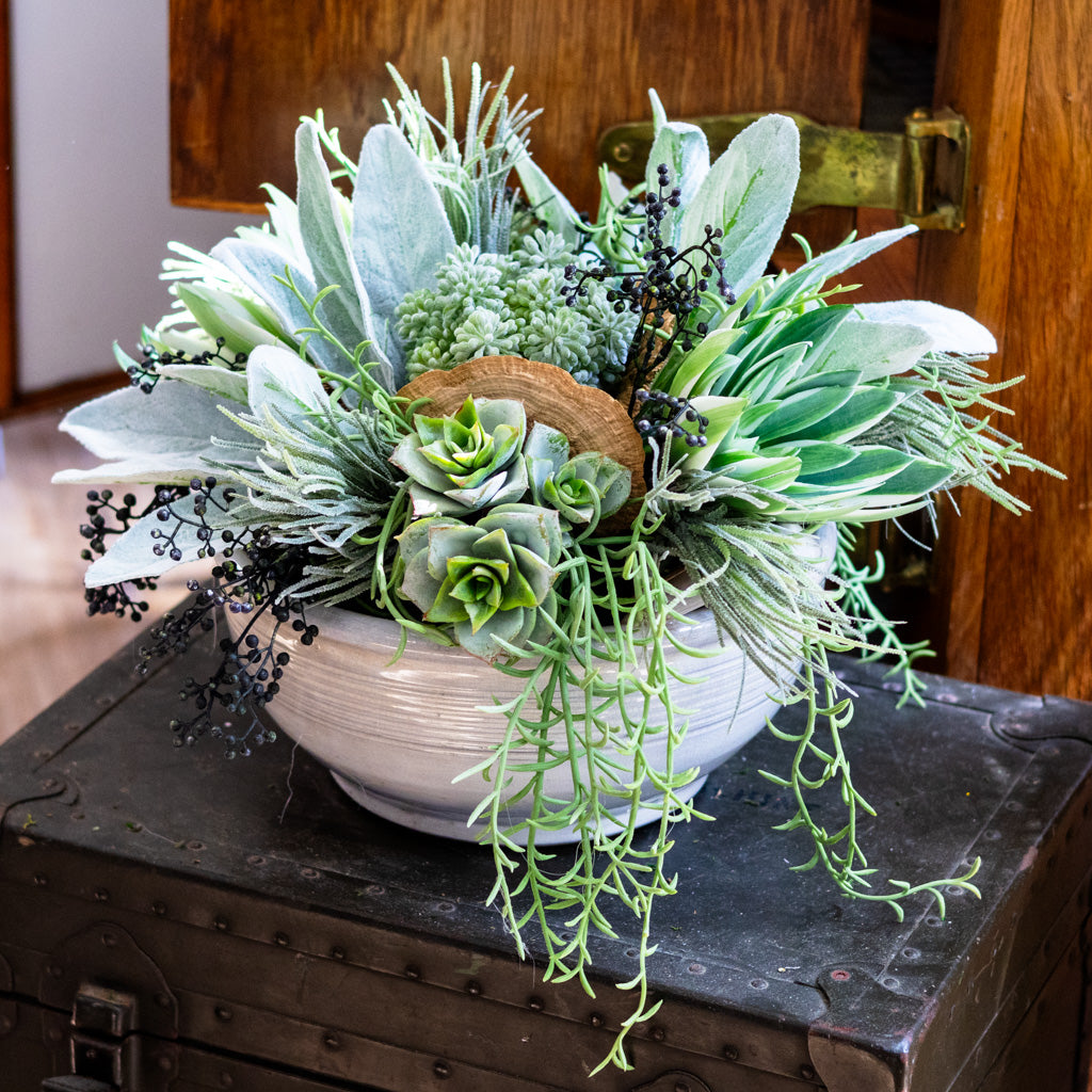 Deluxe Succulent Round Drop In