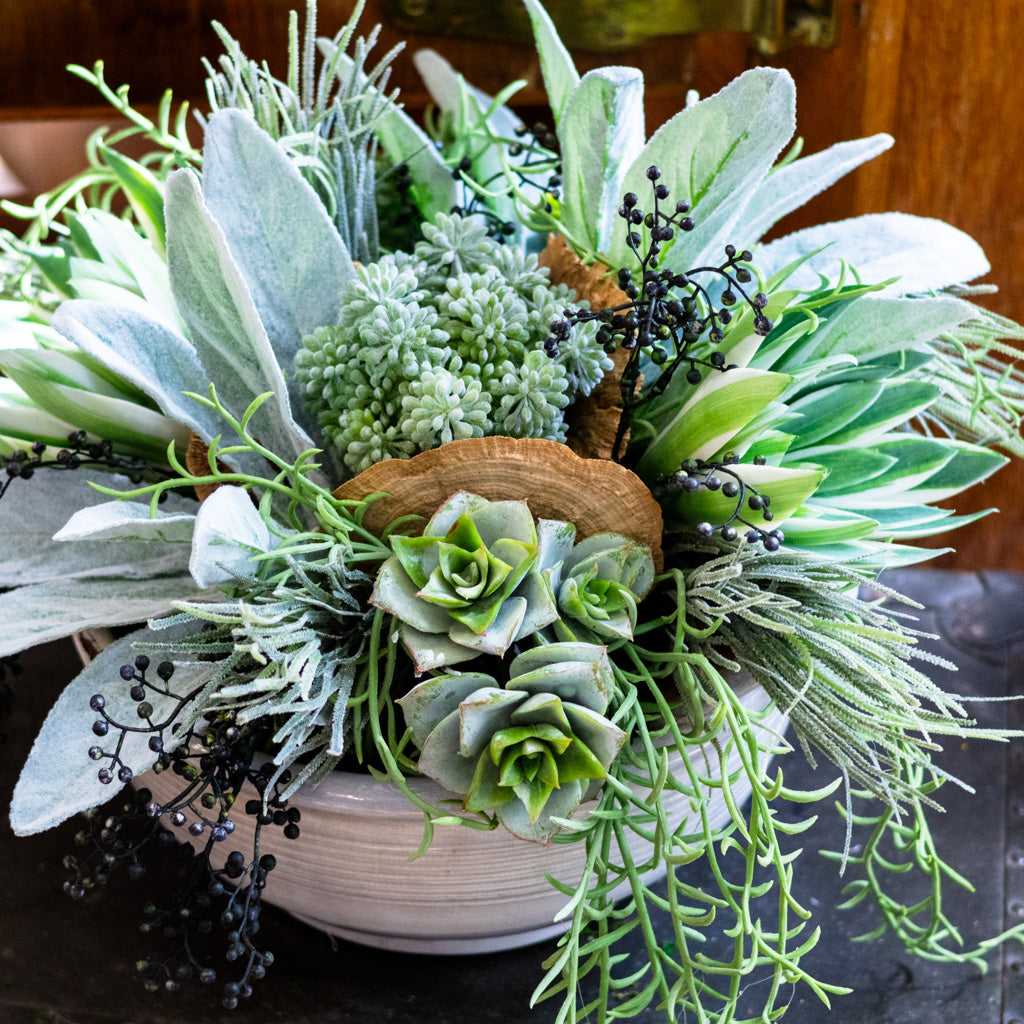 Deluxe Succulent Round Drop In