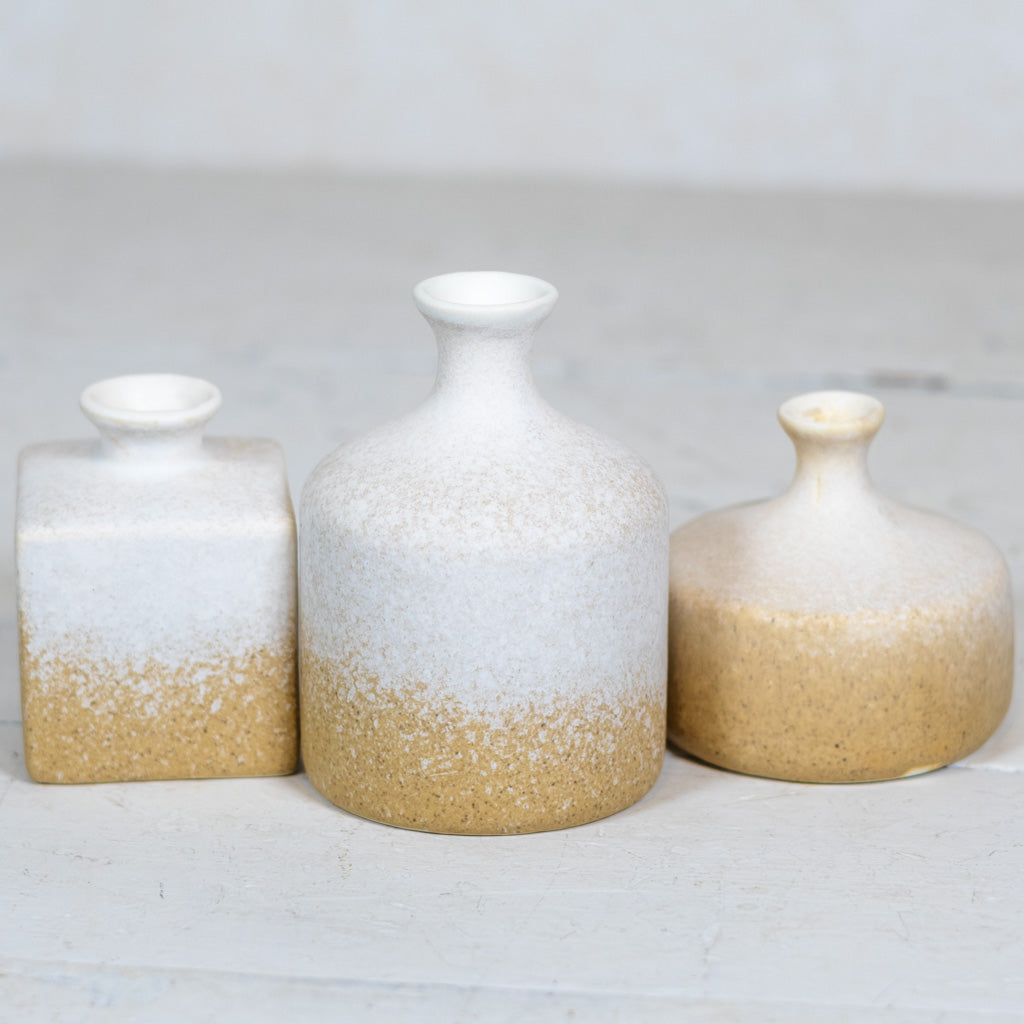 Stoneware Vase Cream