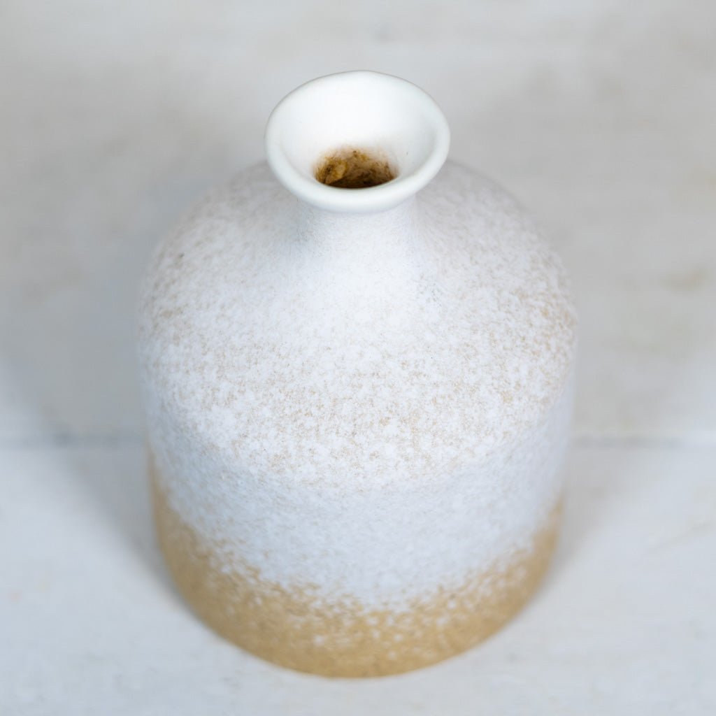 Stoneware Vase Cream