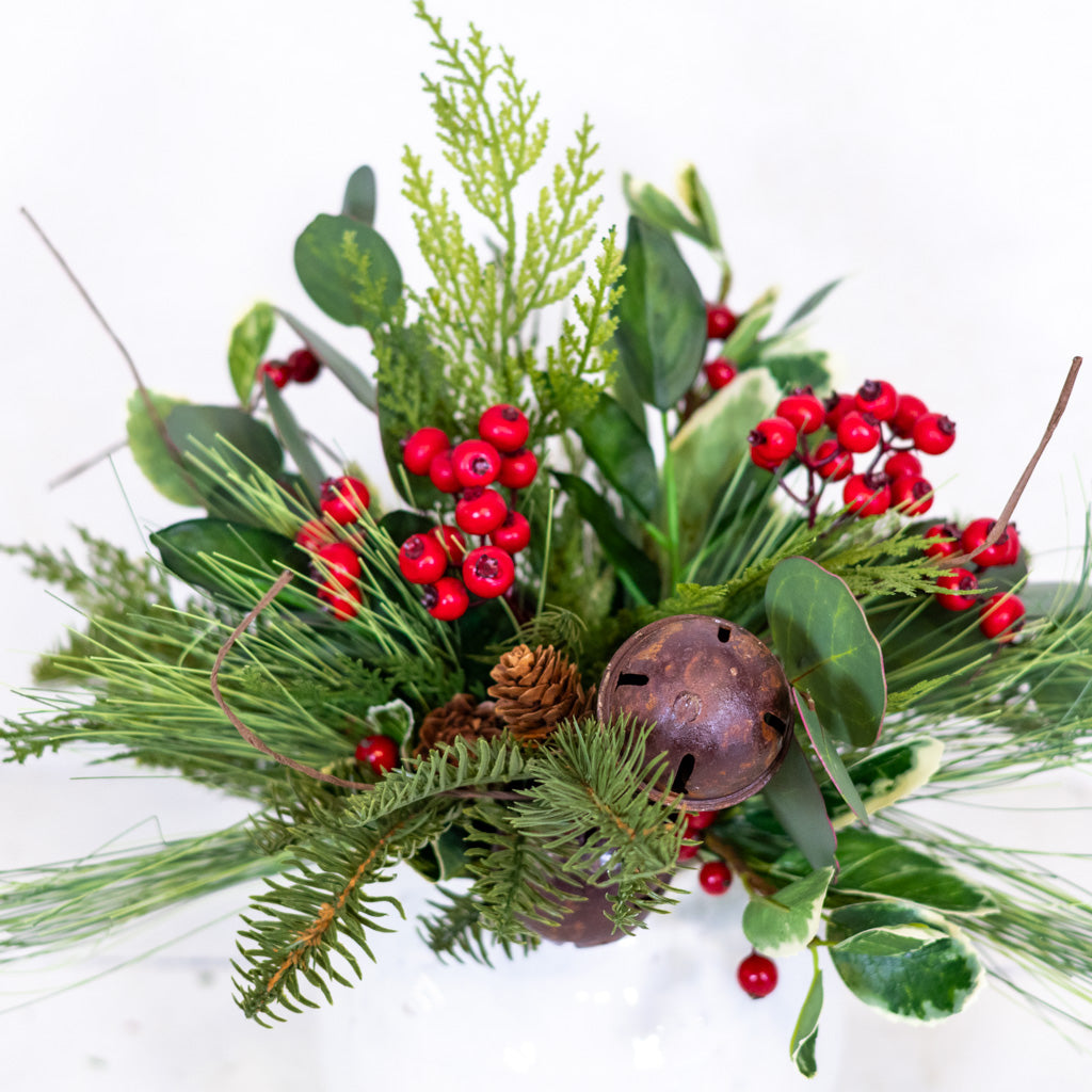 Jingle Bell Holiday Petite Bouquet Drop In