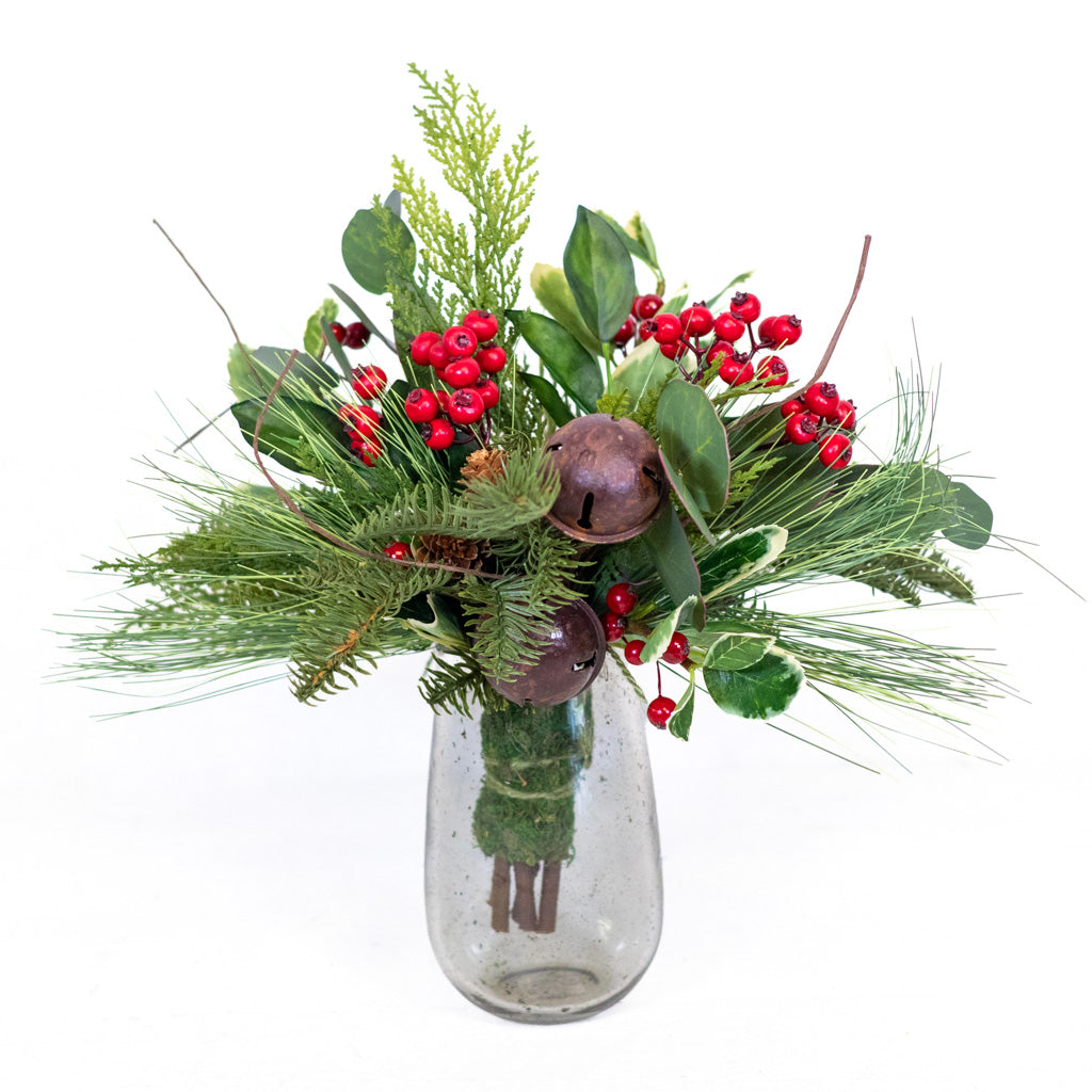 Jingle Bell Holiday Petite Bouquet Drop In