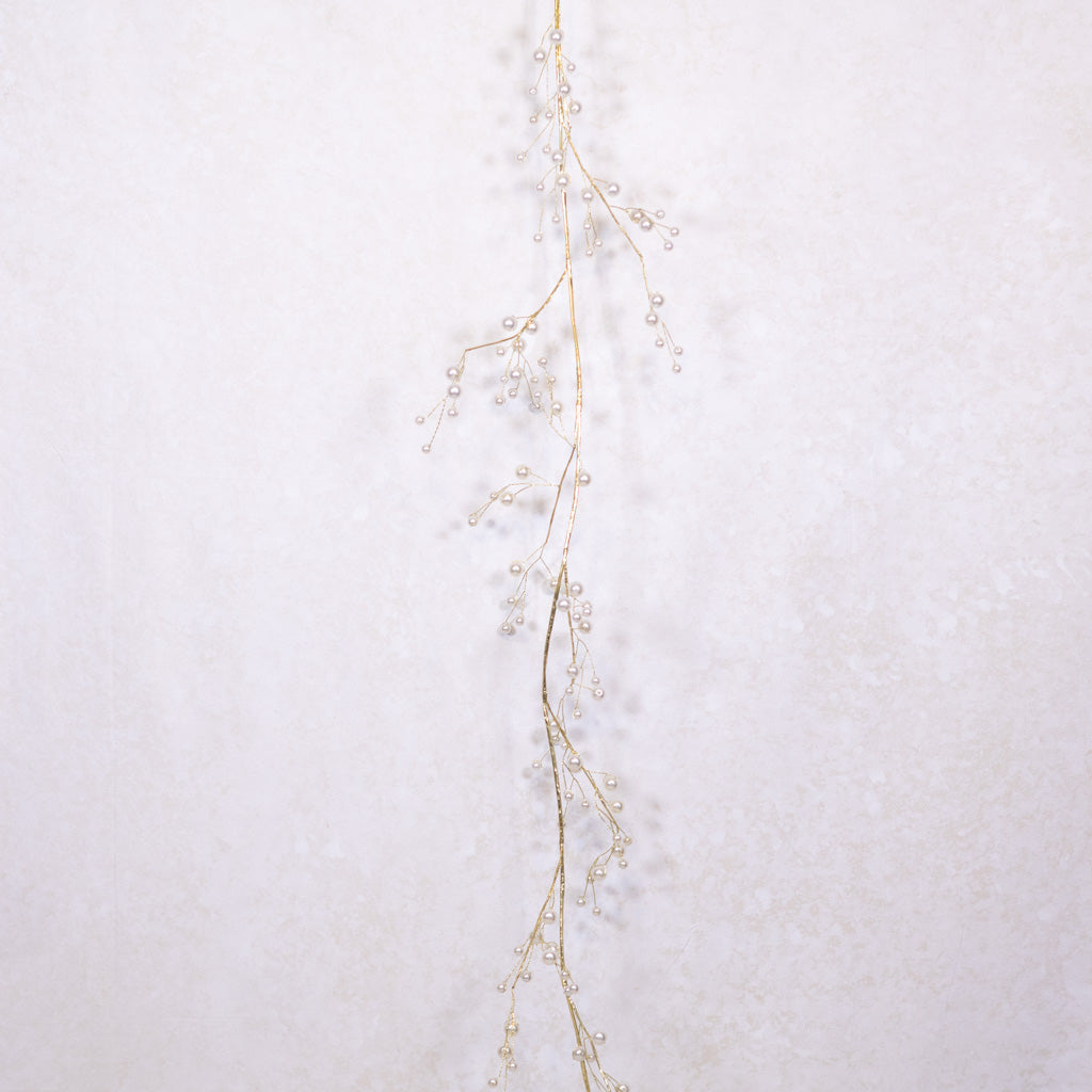 Pearl White Gold Garland
