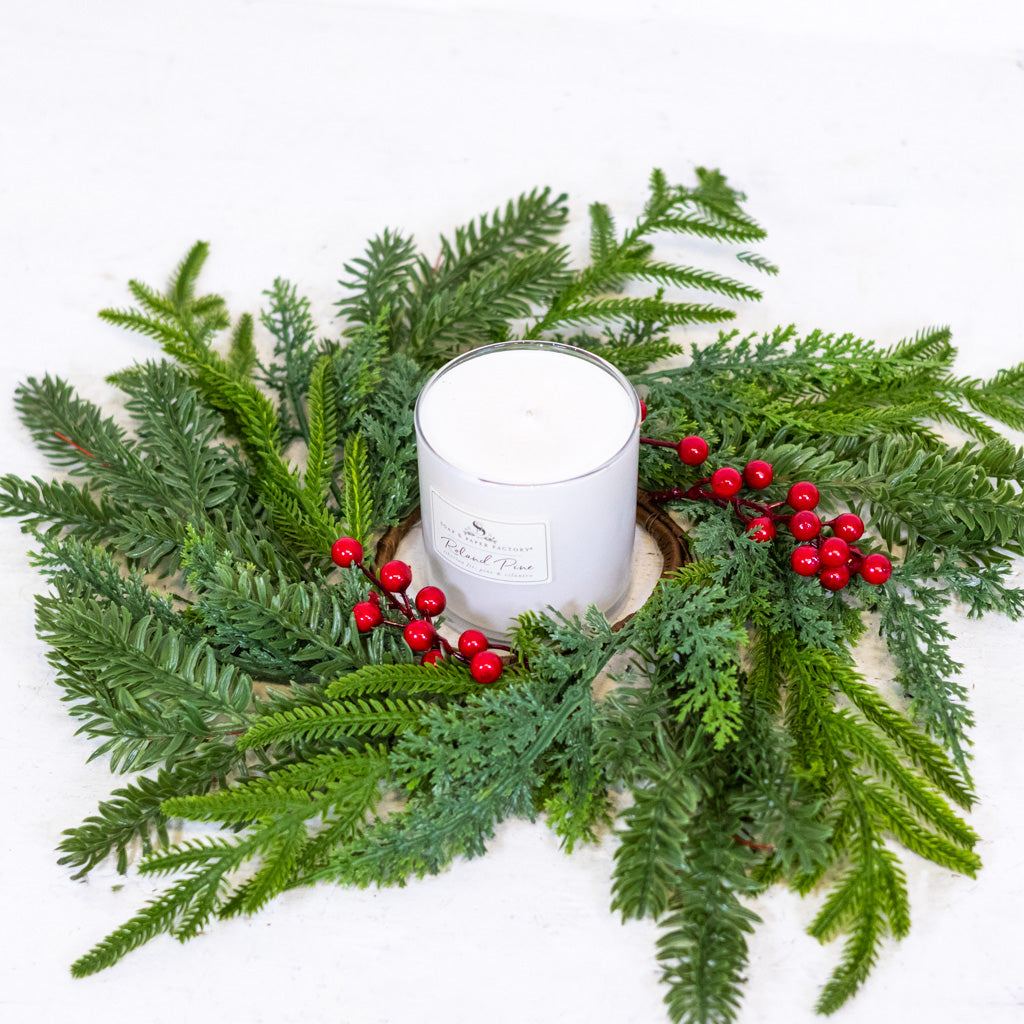 Fireside Berry Candle Ring