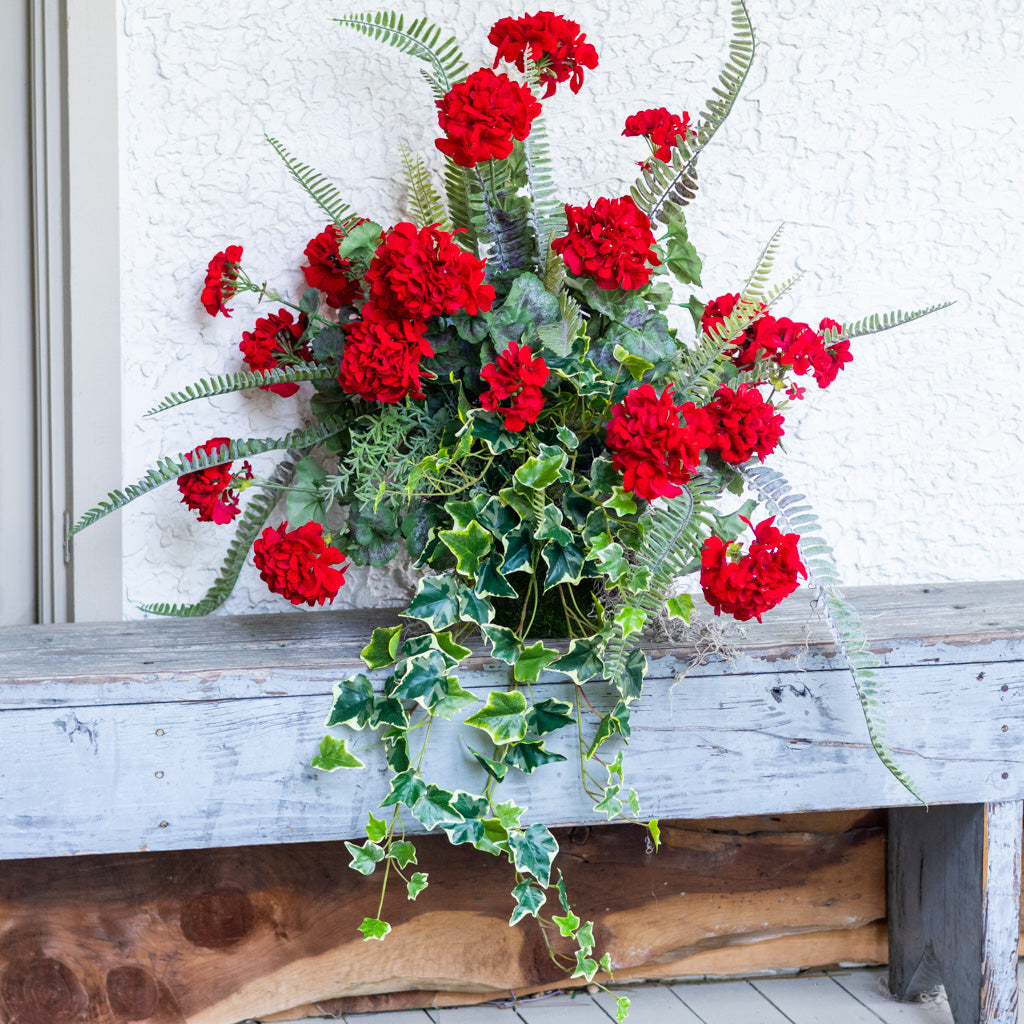 Heritage Red Geranium Drop In