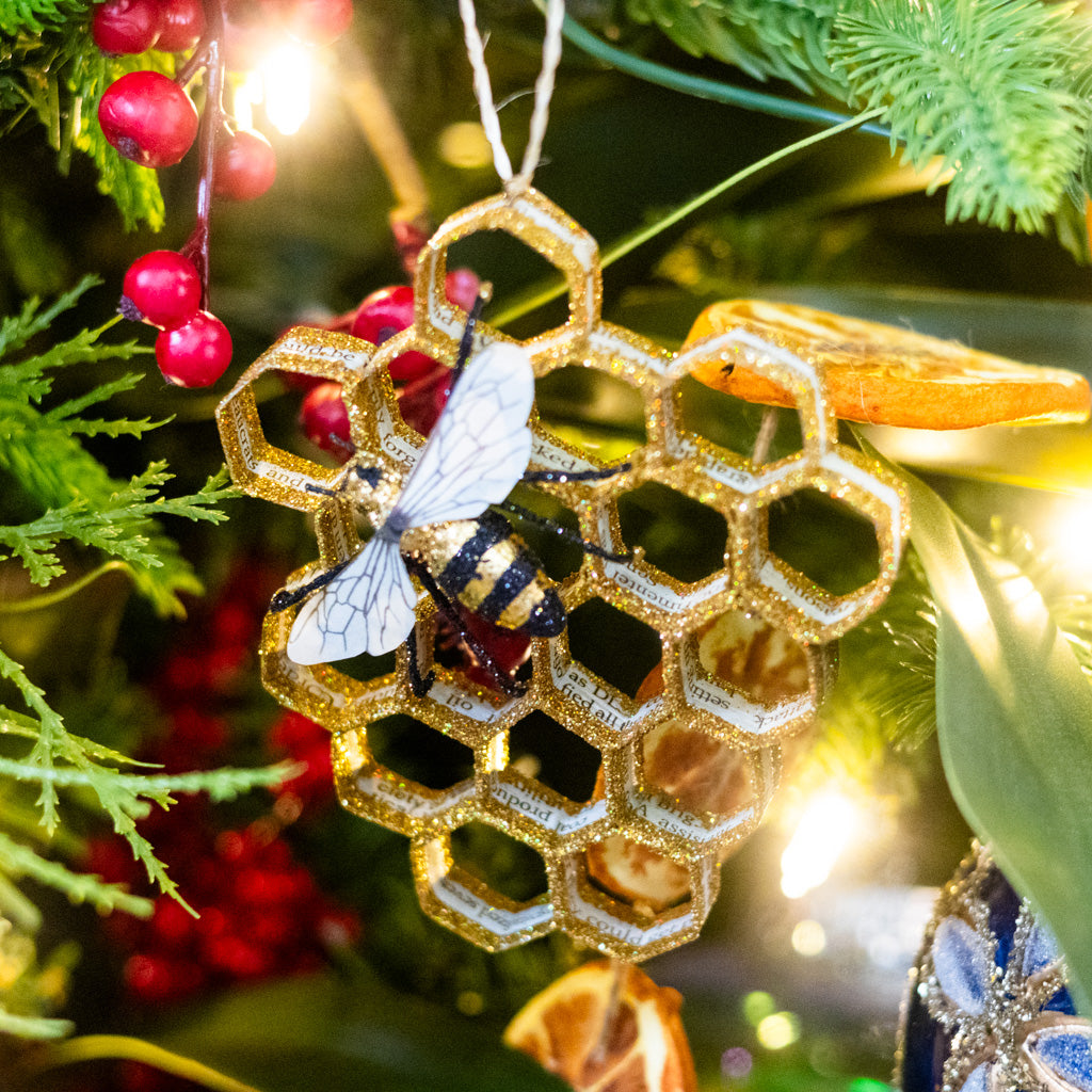 Paper Honeycomb Paper Mache Ornament