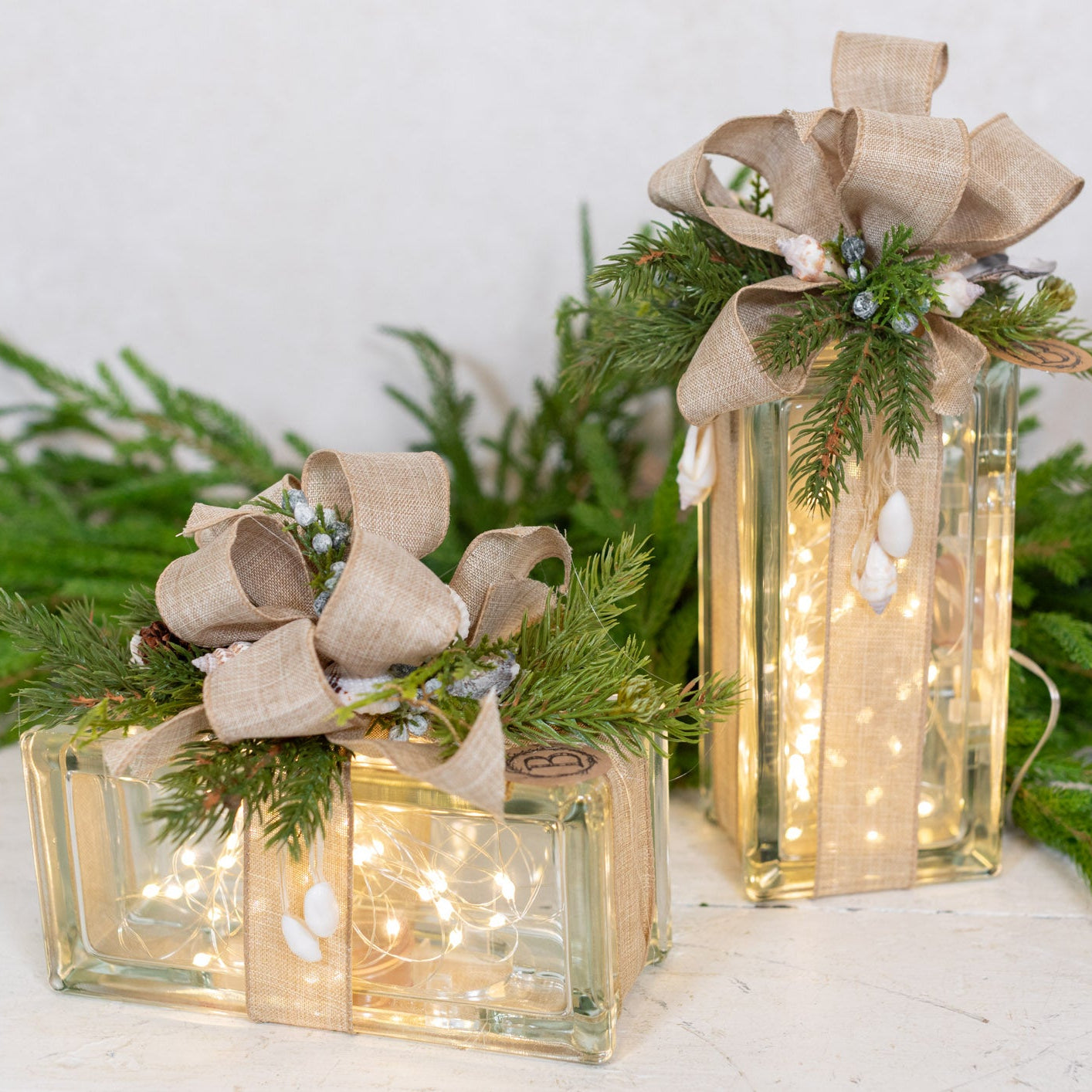 Battery Operated Coastal Vertical Light Block