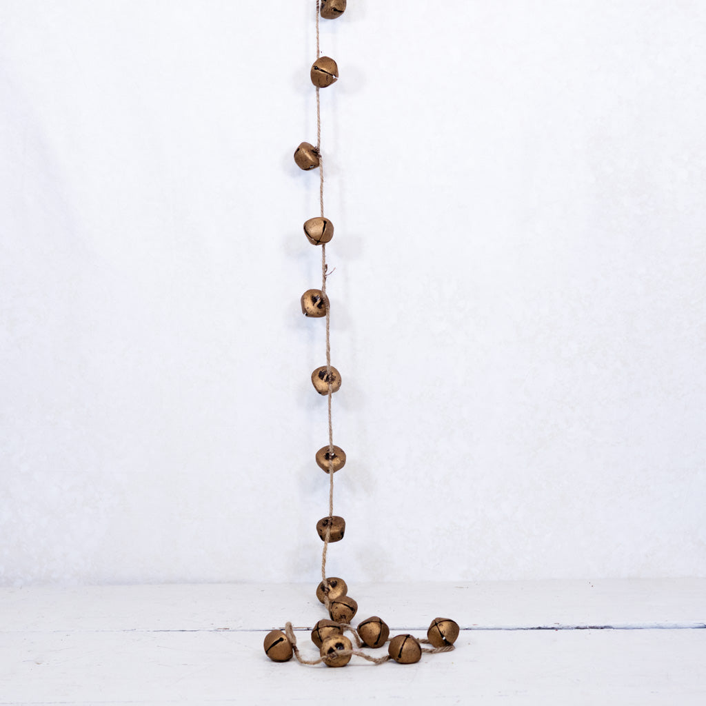 Small Gold Jingle Bell Garland