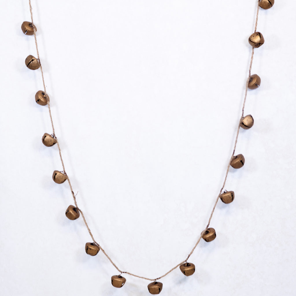 Small Gold Jingle Bell Garland