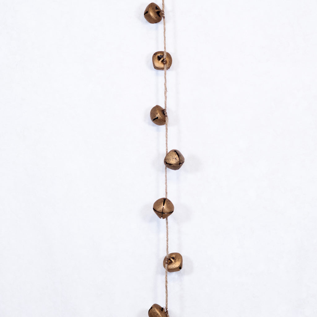 Small Gold Jingle Bell Garland