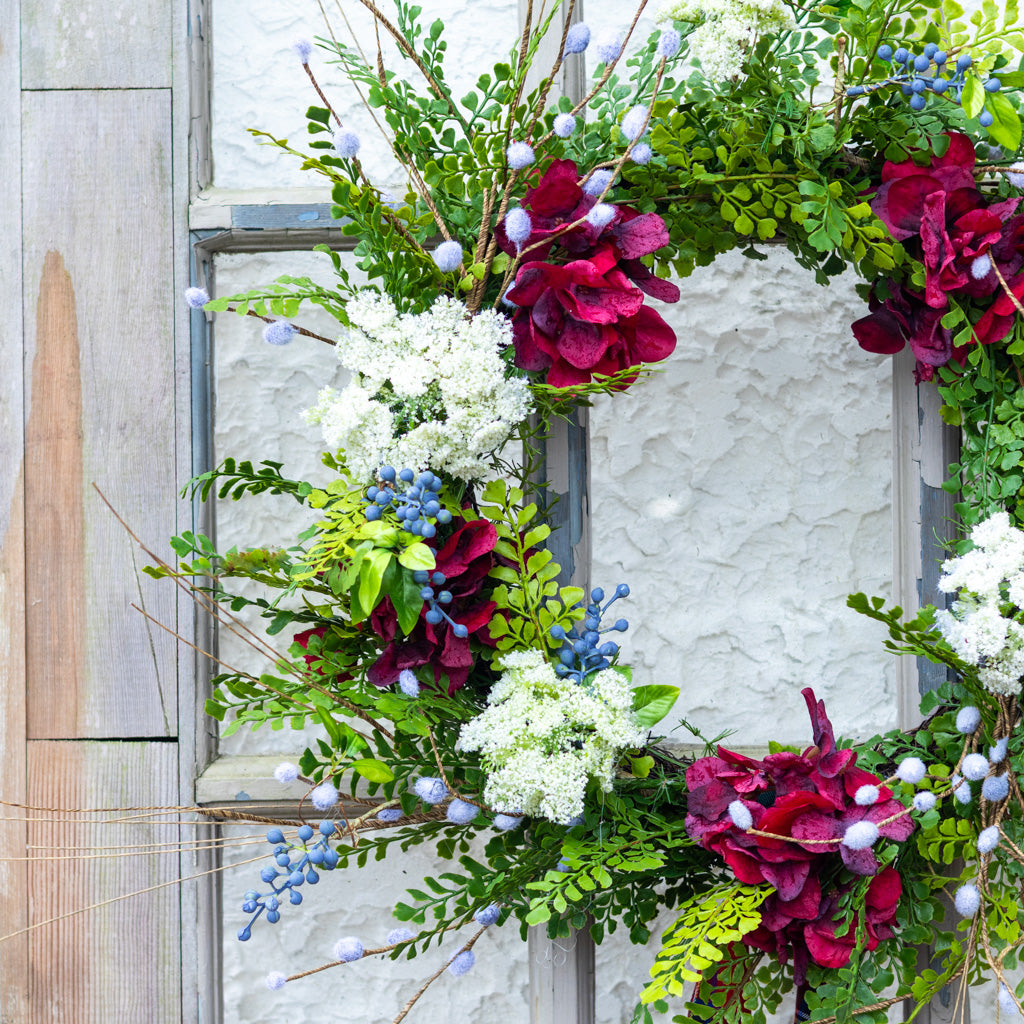 Heritage Wreath with Tartan Sash