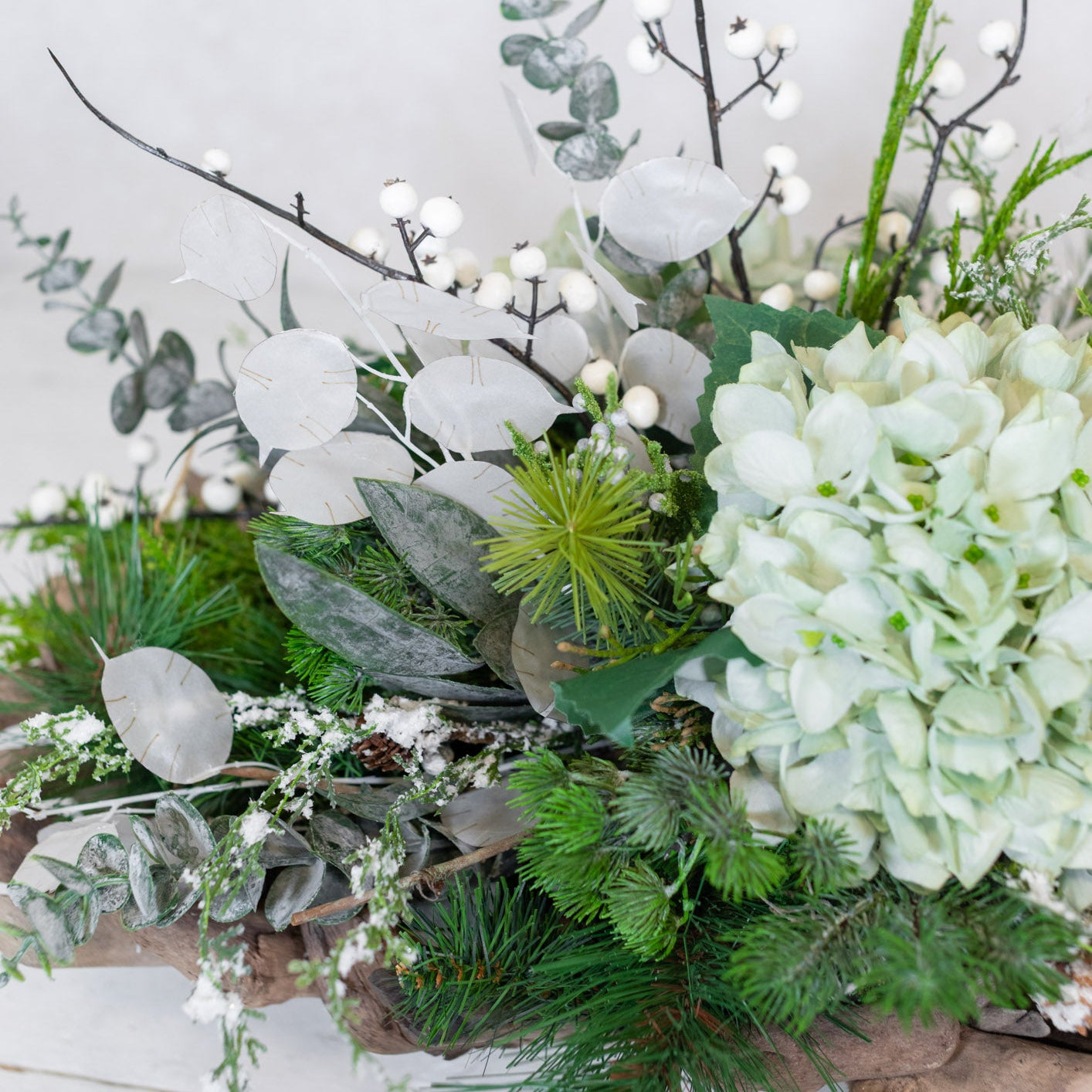 Winter Blues Centerpiece Drop In