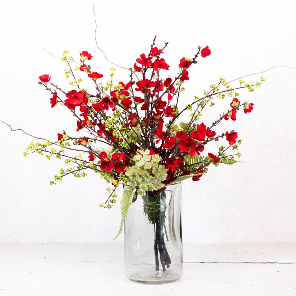 Red Cherry Blossom Bouquet