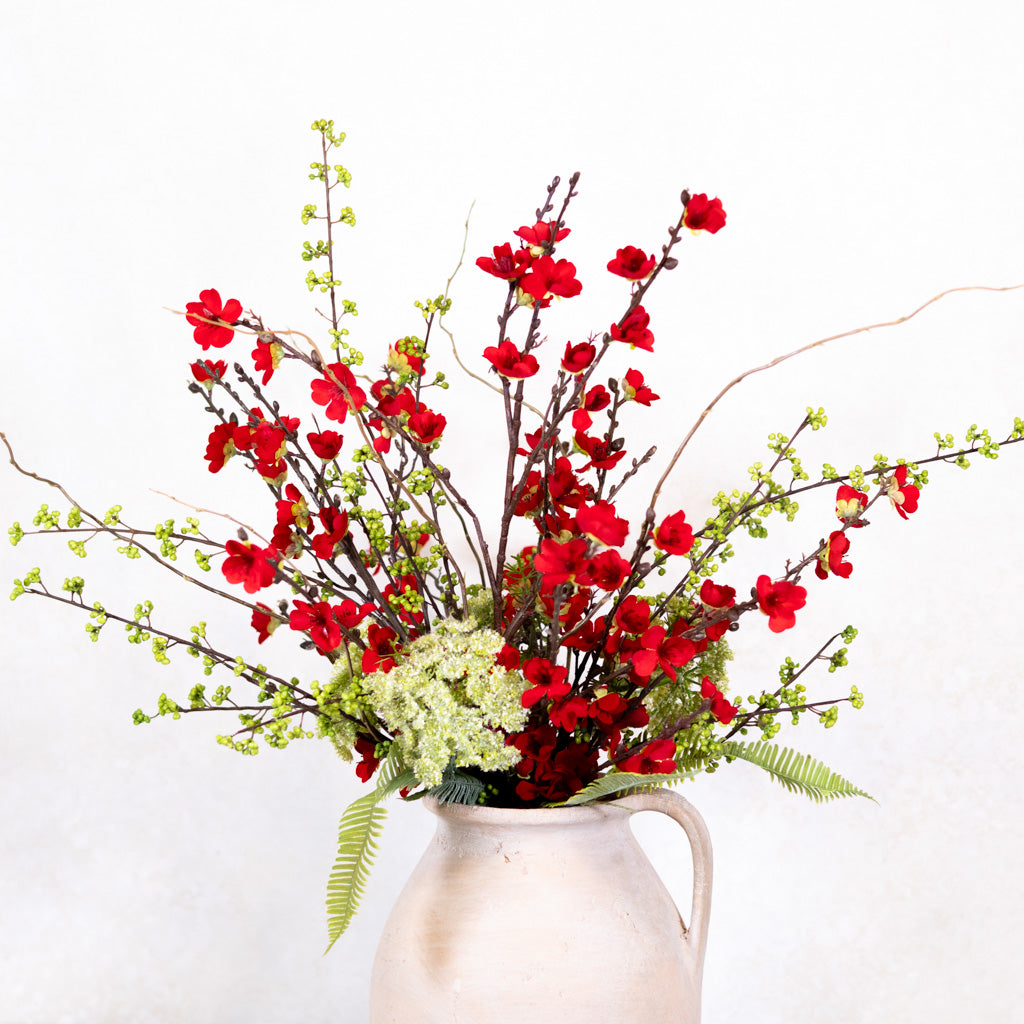 Red Cherry Blossom Bouquet