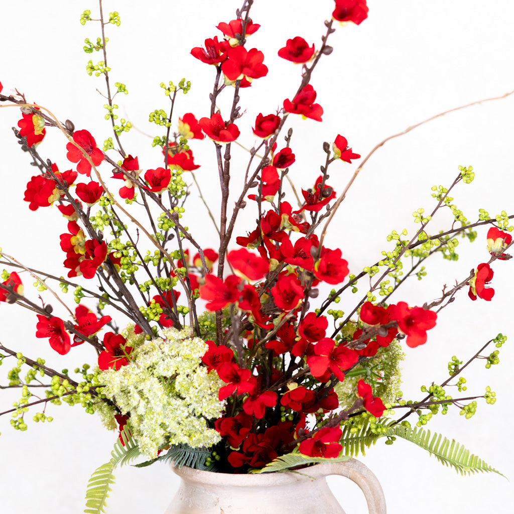 Red Cherry Blossom Bouquet