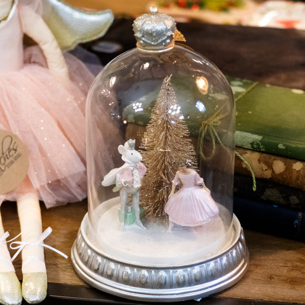 LED Battery Operated Sweet Dreams Nutcracker Globe