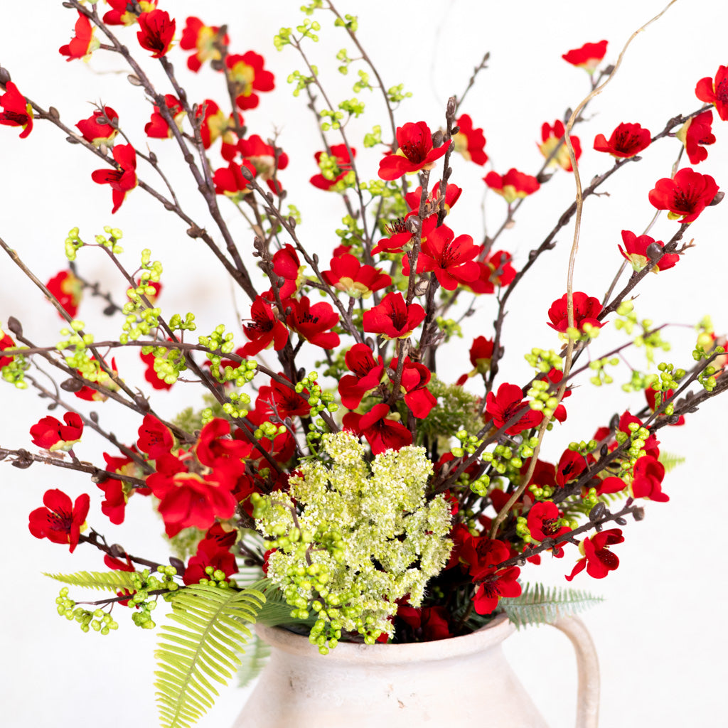 Red Cherry Blossom Bouquet