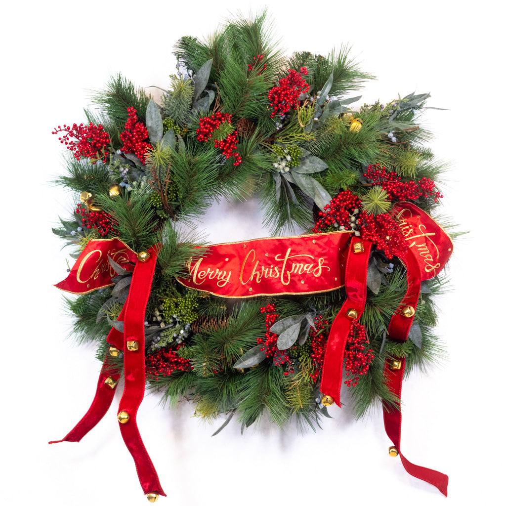 Sleigh Ride Christmas Wreath