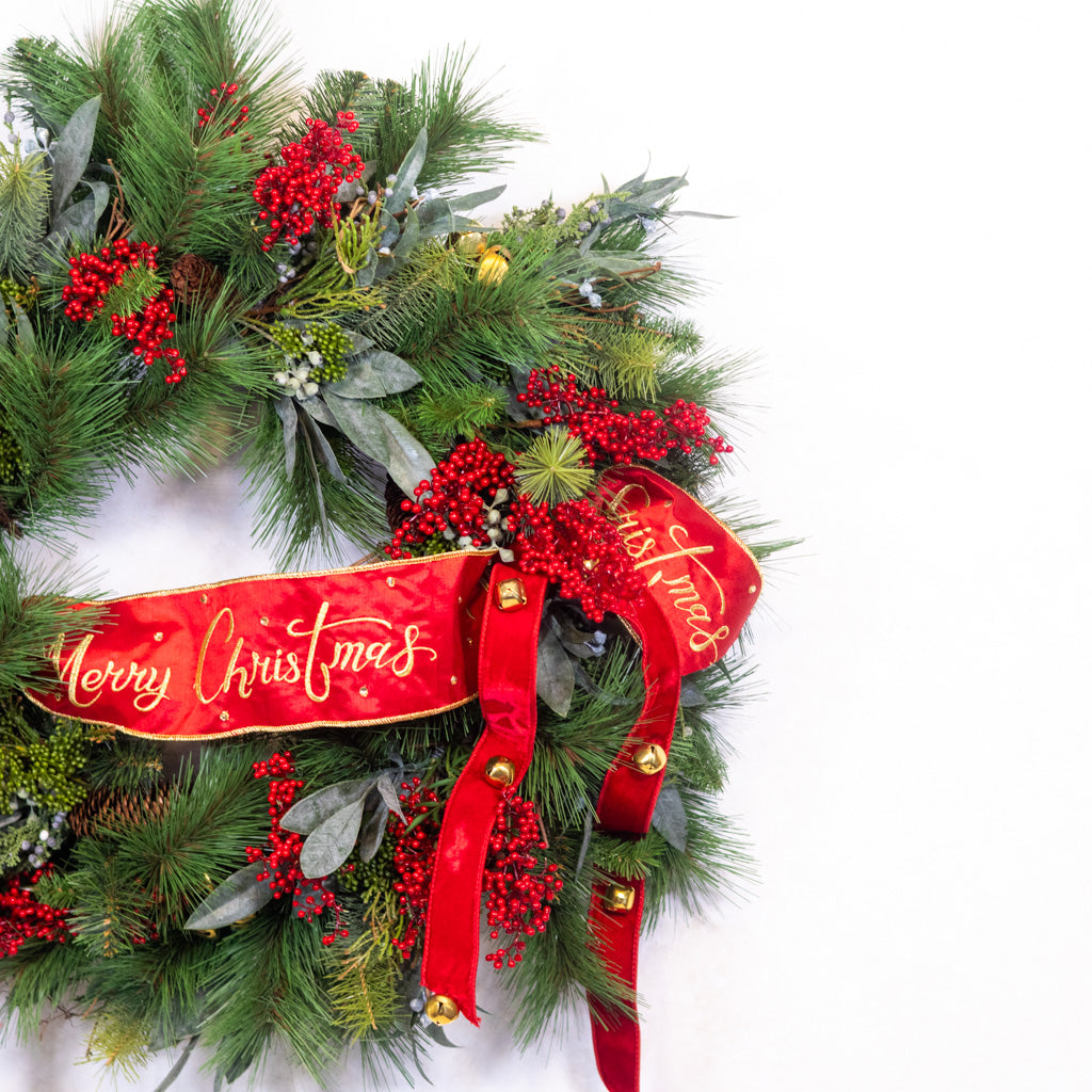 Sleigh Ride Christmas Wreath