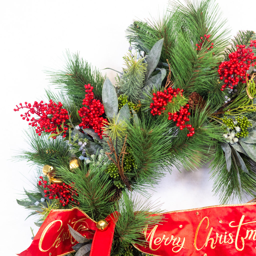 Sleigh Ride Christmas Wreath